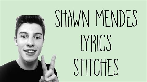 stitches song lyrics|stitches shawn mendes song.